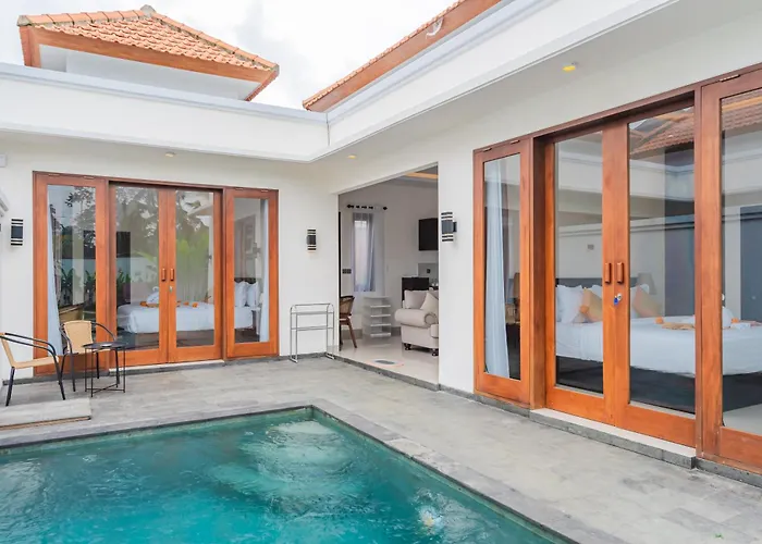 ベッド・アンド・ブレックファスト The Tjindra Mata 2 Bedroom Private Pool Ubud パヤンガン