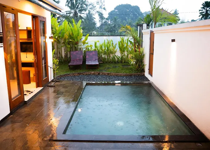 The Tjindra Mata 2 Bedroom Private Pool Ubud ベッド・アンド・ブレックファスト 4*