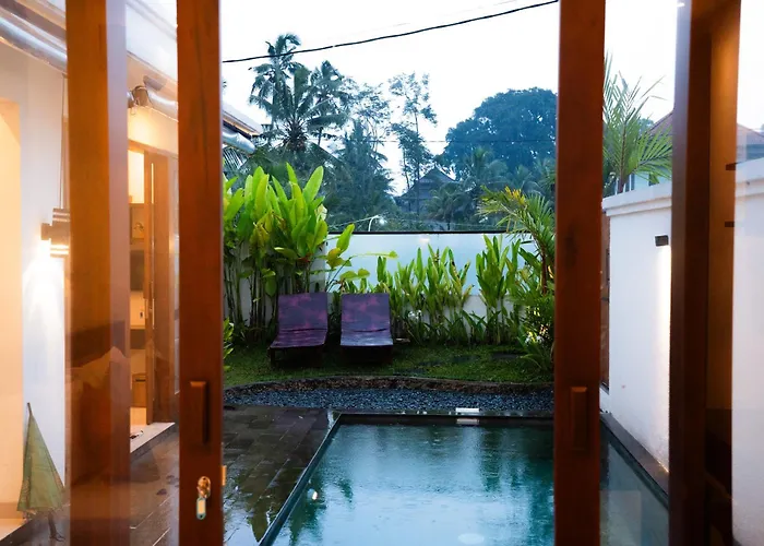 The Tjindra Mata 2 Bedroom Private Pool Ubud ベッド・アンド・ブレックファスト
